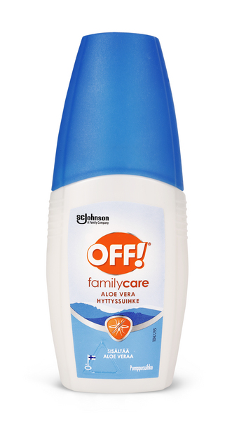 OFF! Family Care Aloe Vera hyttyssuihke 100 ml - Hyönteiskarkoittimet ja -pyydykset - 6414400021406 - 1
