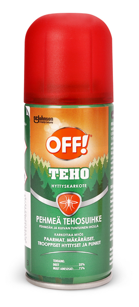 OFF! Pehmeä tehosuihke 100 ml - Hyönteiskarkoittimet ja -pyydykset - 6414400021376 - 1