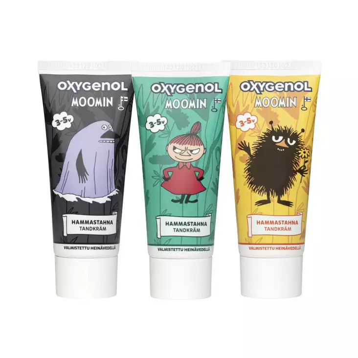 OXYGENOL MUUMI HAMMASTAHNA 50ML - Suunhoito, hammastahnat ja -harjat - 6414504139526 - 1