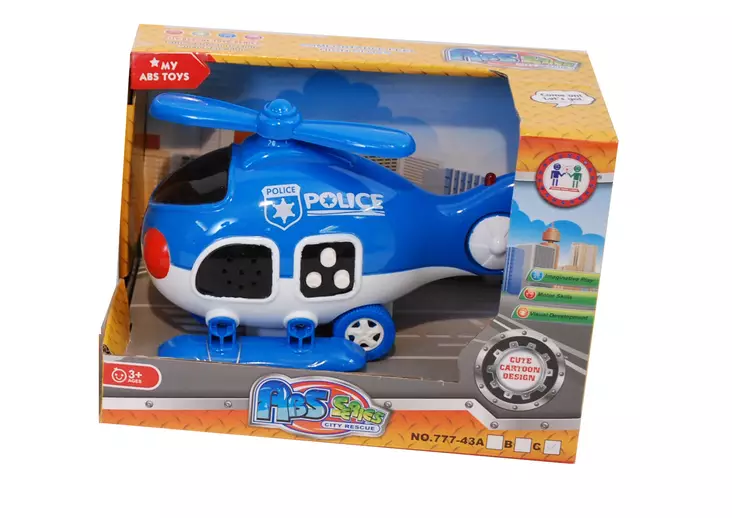 POLIISIHELIKOPTERI 19 cm - Sisäleikit - 7340010288986 - 1