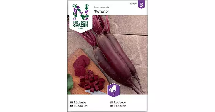 Punajuuri, Forono, pitkä - Vihannesten ja hedelmien siemenet - 7312600859586 - 1