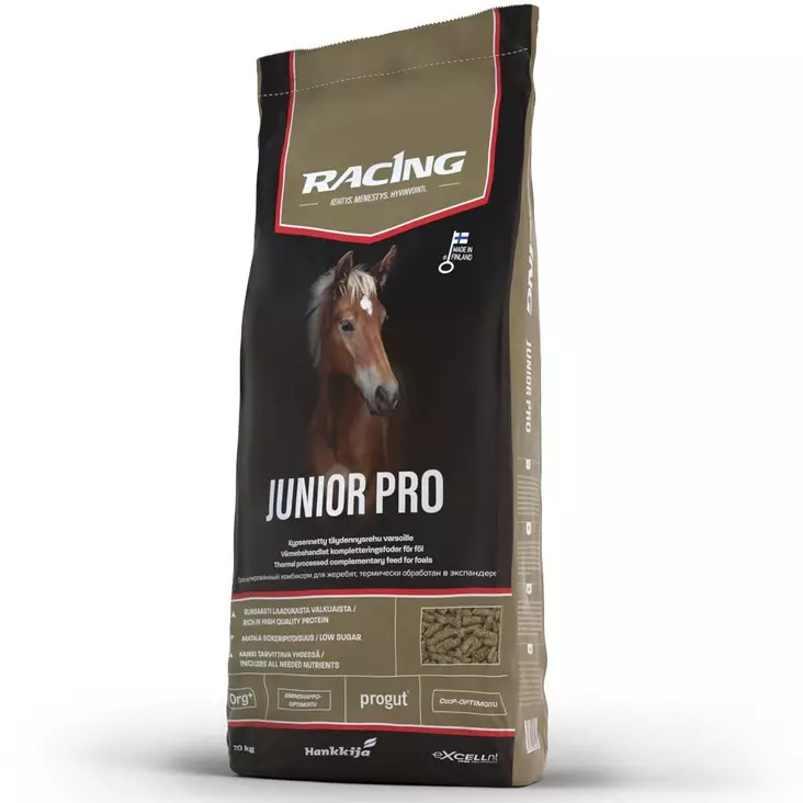RACING JUNIOR PRO 20 Kg - Hevosrehut ja pelletit - 6417679046996 - 1
