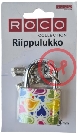 RIIPPULUKKO KUKKA 38 mm - Riippulukot - 6438159267076 - 1