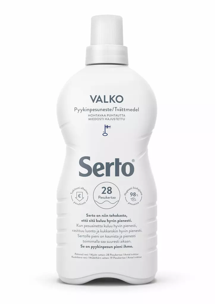 SERTO VALKO 750ML PYYKINPESUNESTE - Pyykinpesuaineet - 6417964578386 - 1