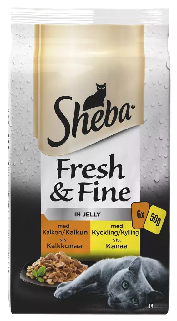 SHEBA FRESH & FINE SIIPIKARJA - Kissan märkäruoka - 4770608260606 - 1