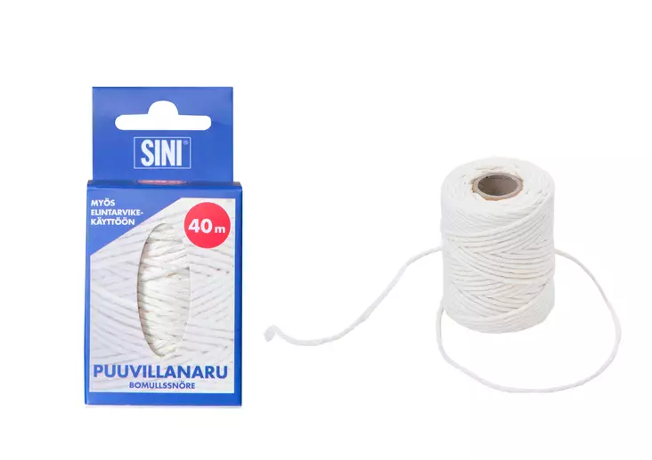 SINI PUUVILLANARU 40M - Köydet ja narut - 6423800035326 - 1