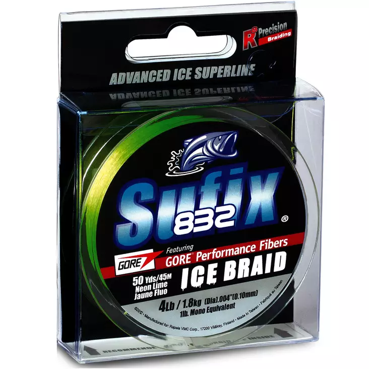 SUFIX ICE 832 SIIMA 50M 0,15mm + PERUKES - Pilkkisiimat ja viehelukot - 0024777681286 - 1