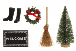 TONTTUOVI MINIATYYRI LISÄTARVIKKEET - Tee-se-itse DIY - 6410413111776 - 1