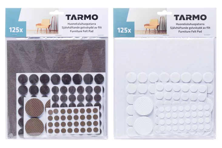 Tarmo Huopatarra 125kpl - Huopatassut ja lattiansuojukset - 6410412508416 - 1