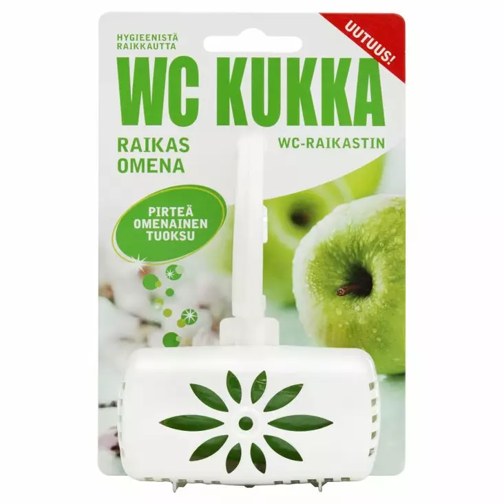 WC Kukka 50g Raikas omena wc-raikastin - WC:n puhdistus ja putkenavaajat - 7310619191956 - 1
