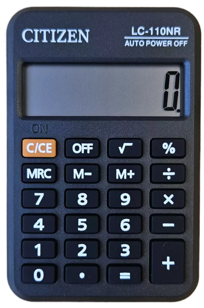 citizen lc-110nr taskulaskin - Taskulaskimet - 4562195139386 - 1