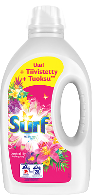 SURF TROPICAL LILY&YLANG 1400ML - Pyykinpesuaineet  - 8710447332856 - 1