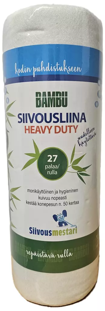 BAMBU SIIVOUSLIINA RULLASSA - Siivousliinat ja -sienet - 6438159834056 - 1