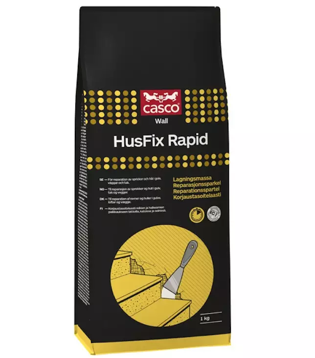 CASCO KOTIKITTI HUSFIX RAPID 1KG - Tasoitteet - 7612895479156 - 1
