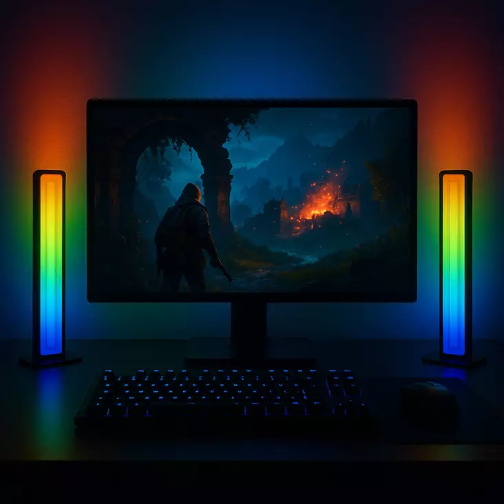 Emax Gaming LED RGB infinity tornit USB - Älyvalaisimet - 6418536034866 - 1