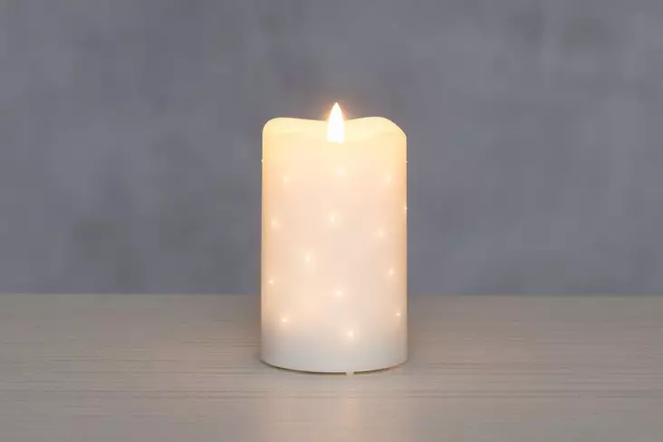Finnlumor LED pöytäkynttilä valokuidulla - LED-kynttilät - 6410416484556 - 1