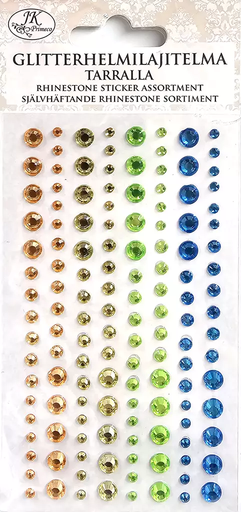 Glitterhelmitarra keltavihreä - Tee-se-itse DIY - 6417715125036 - 2