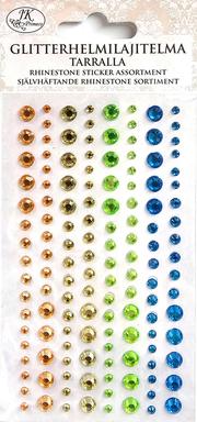 Glitterhelmitarra keltavihreä - Tee-se-itse DIY - 6417715125036 - 1