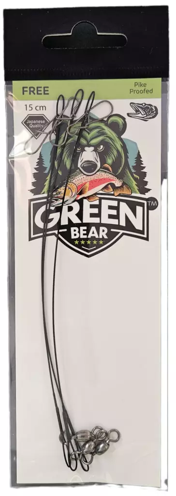 Green Bear Free teräsperuke 15cm - Perukesiimat ja -tarvikkeet - 6429811361126 - 1