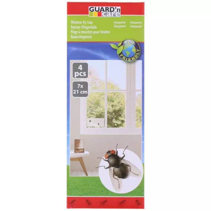 Guard'n Care Hyönteispyydys ikkunaan 4kpl - Hyönteiskarkoittimet ja -pyydykset - 8711252086576 - 1
