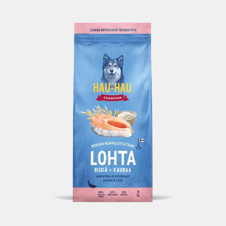 HHC LOHI-RIISI TÄYSRAVINTO 2 kg - Koiran kuivaruoat - 6430076899026 - 1