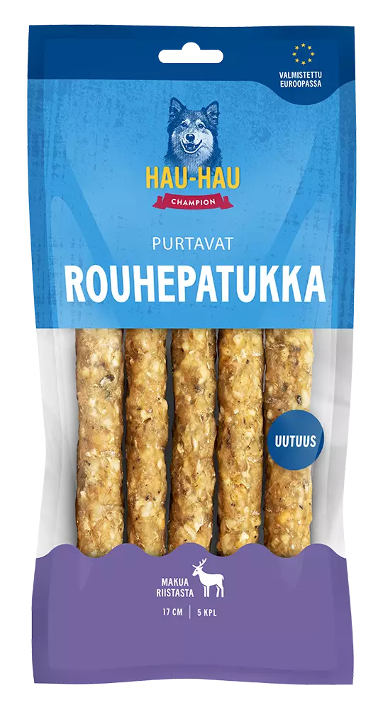 HHC Purtavat Rouhepatukka riista 17cm 5 - Koiran makupalat - 6438554009516 - 1