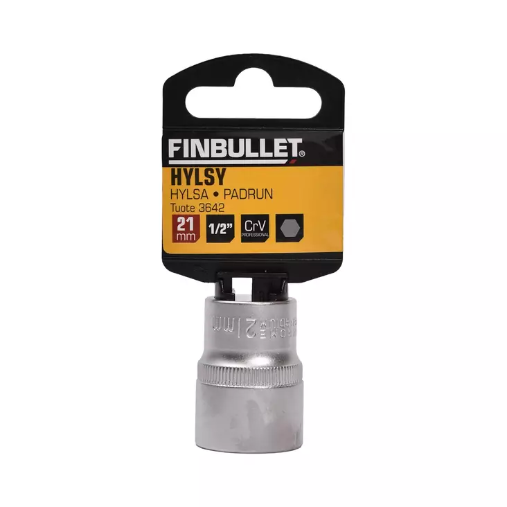 Hylsy 1/2" 21 mm - Hylsytyökalut - 6438152036426 - 2