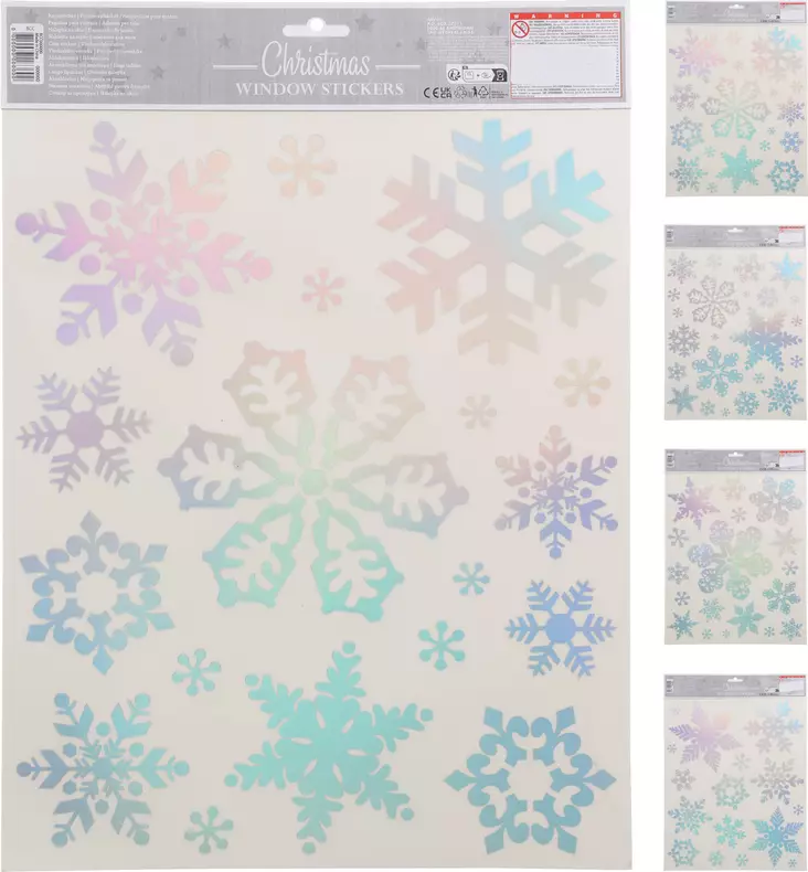 Ikkunatarra Lumihiutale - Joulukoristeet - 8721037550086 - 1