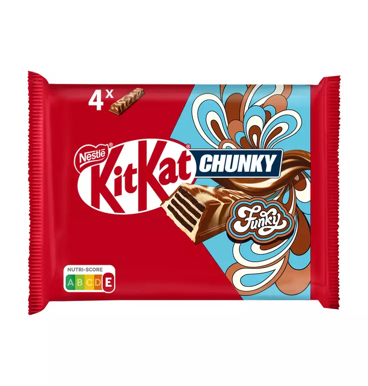 Kit Kat Chunky Funky 4 X 40 g - Suklaat ja konvehdit - 3800020401286 - 1
