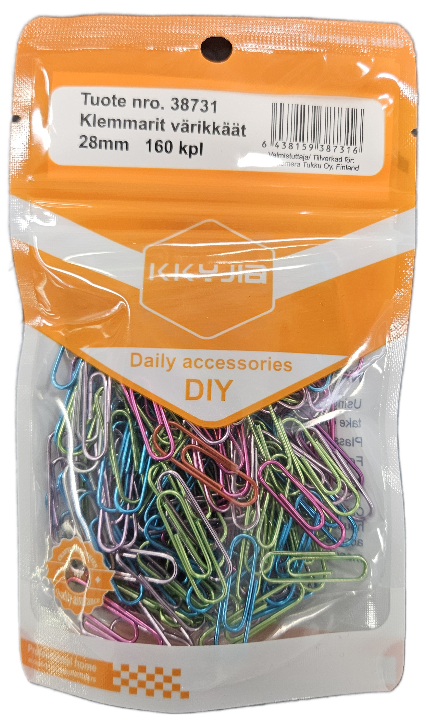 KLEMMARIT 28MM 160KPL - Paperiliittimet - 6438159387316 - 1