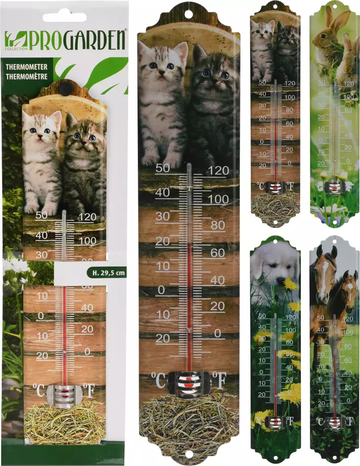 Lämpömittari eläinaihe 295 mm - Sisälämpömittarit - 8719202176506 - 1