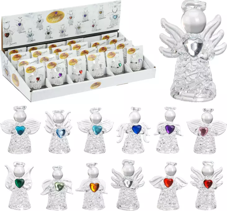 Lasienkeli sydämellä 45 mm - Koriste-esineet - 8711295479366 - 1