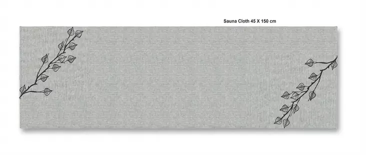 Laudeliina harmaa/musta 40x150cm - Laudeliinat - 6438506016876 - 1