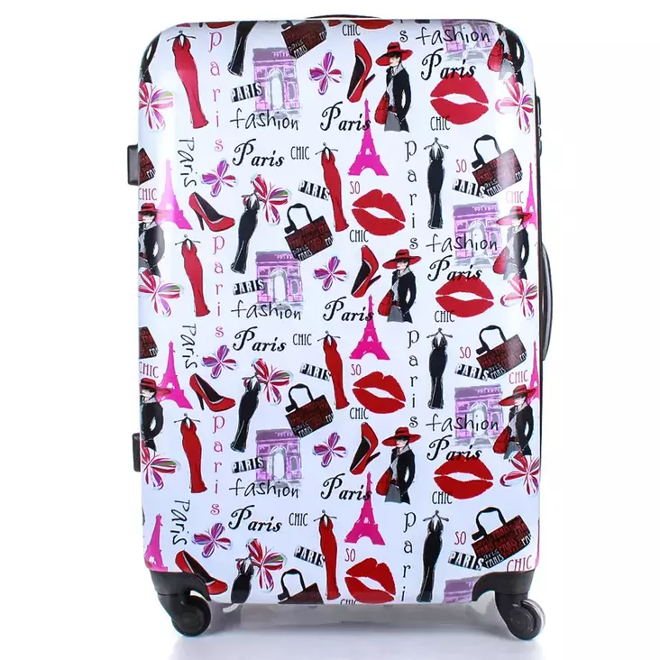 MATKALAUKKU KUVIOITU - Laukut, reput ja tarvikkeet - 8718158913326 - 1