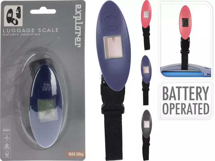 Matkalaukkuvaaka digitaalinen - Matkatarvikkeet - 8720573742566 - 1