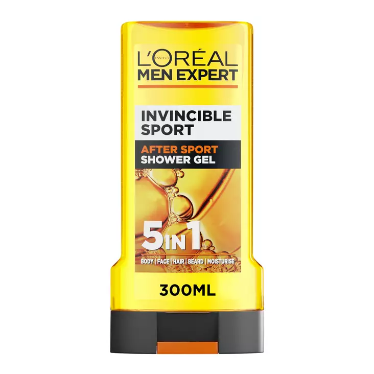 MEN EXPERT SG 300ML INVINCIBLE SPORT - Miesten saippuat ja suihkugeelit - 3600523493326 - 1