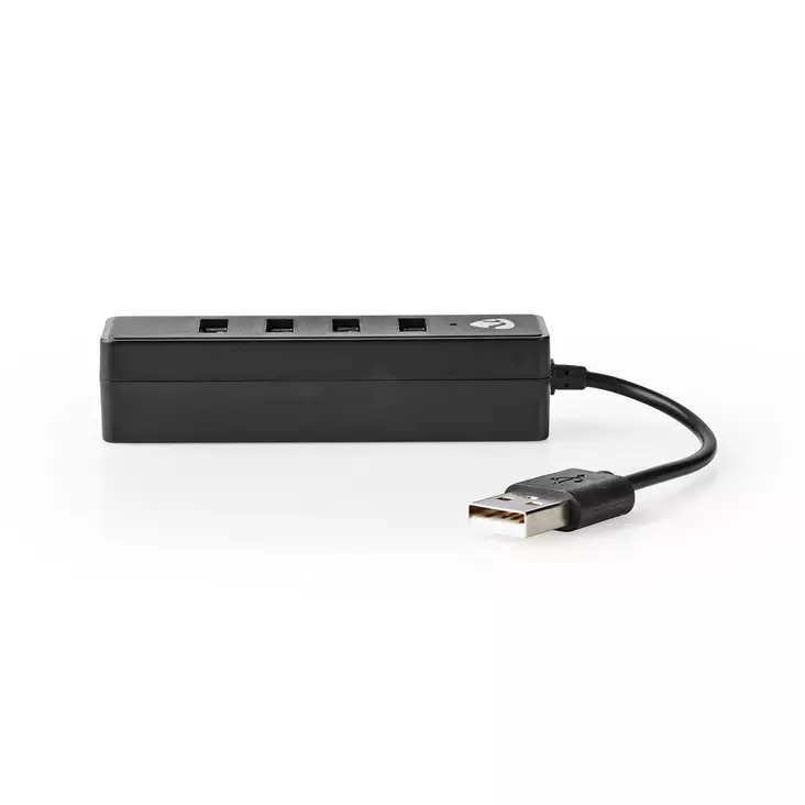 Nedis USB-keskitin 4-Porttinen USB 2.0 - Tietokonekaapelit - 5412810315116 - 1