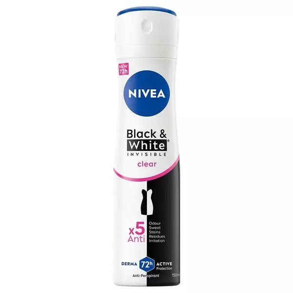 NIVEA DEO SPRAY 150ML B&W ORIGINAL - Naisten deodorantit - 4006000104836 - 1