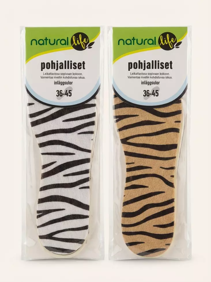 Pohjalliset eläinkuosi seepra - Pohjalliset - 6438506009526 - 1