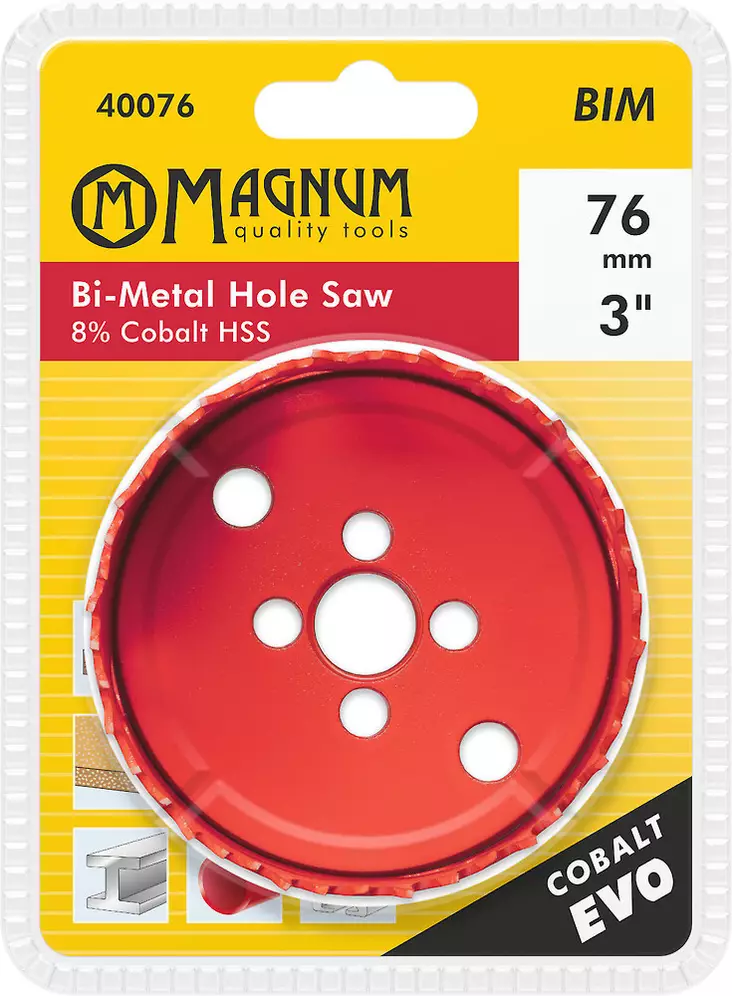 Reikäsaha CobaltEVO BiM Koot 83 - 111 mm - Reikäsahat - 0000000007226 - 1