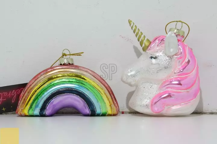 Ripustettava yksisarvinen / sateenkaari - Koriste-esineet - 8721037639606 - 1