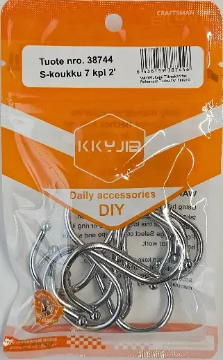 S-KOUKKU 7 KPL - Ripustuskoukut - 6438159387446 - 1