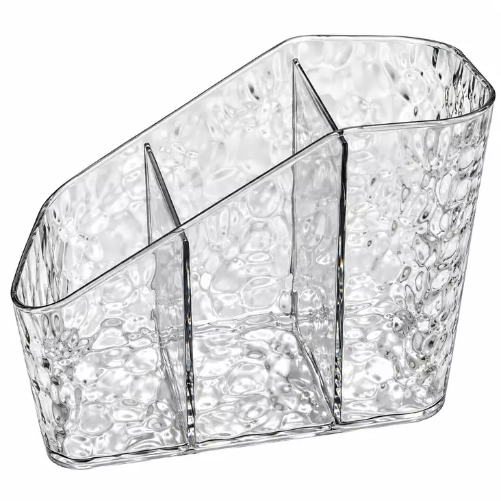 Säilytyslokerikko 15 × 9,2 × 6,2/12 cm – kirkas - Korit - 6438506026806 - 1
