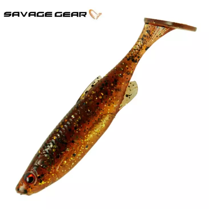 SG Fat Minnow T-Tail 9cm Motoroil UV - Jigit ja jigipäät - 5706301769916 - 1