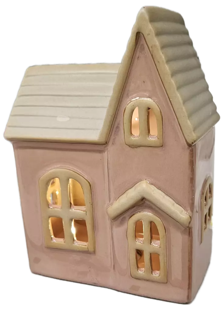 Talolyhty Led-valolla roosa - Kynttilälyhdyt - 6438159388726 - 1