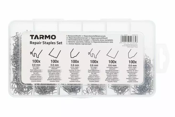 Tarmo Muovinkorjausniitit 600 kpl - Työkalusarjat - 6410416403656 - 1