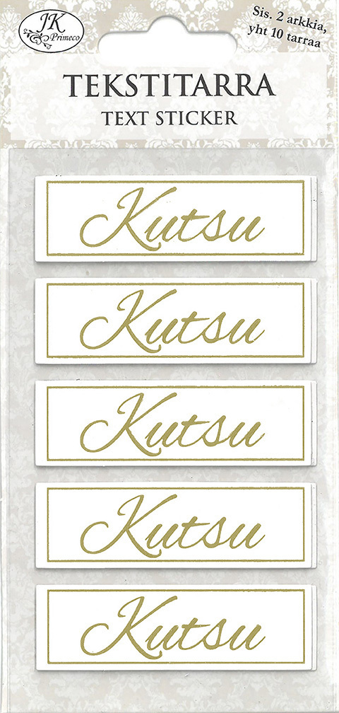 Tekstitarra Kutsu kulta 2ark - Tee-se-itse DIY - 6417715088706 - 1