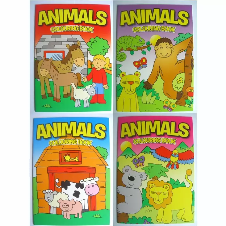 VÄRITYSKIRJA ELÄIMET - Askartelu- ja värikirjat - 9781847506856 - 1