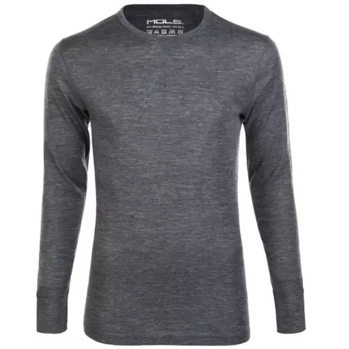 VILLAPAITA MERINO MUSTA S - Miesten aluspaidat - 5712119402556 - 1