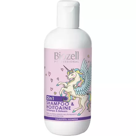 BIOZELL LASTEN 2IN1 SHAMPOO 300ML - Lasten suihkugeelit ja shampoot - 6414400081707 - 1